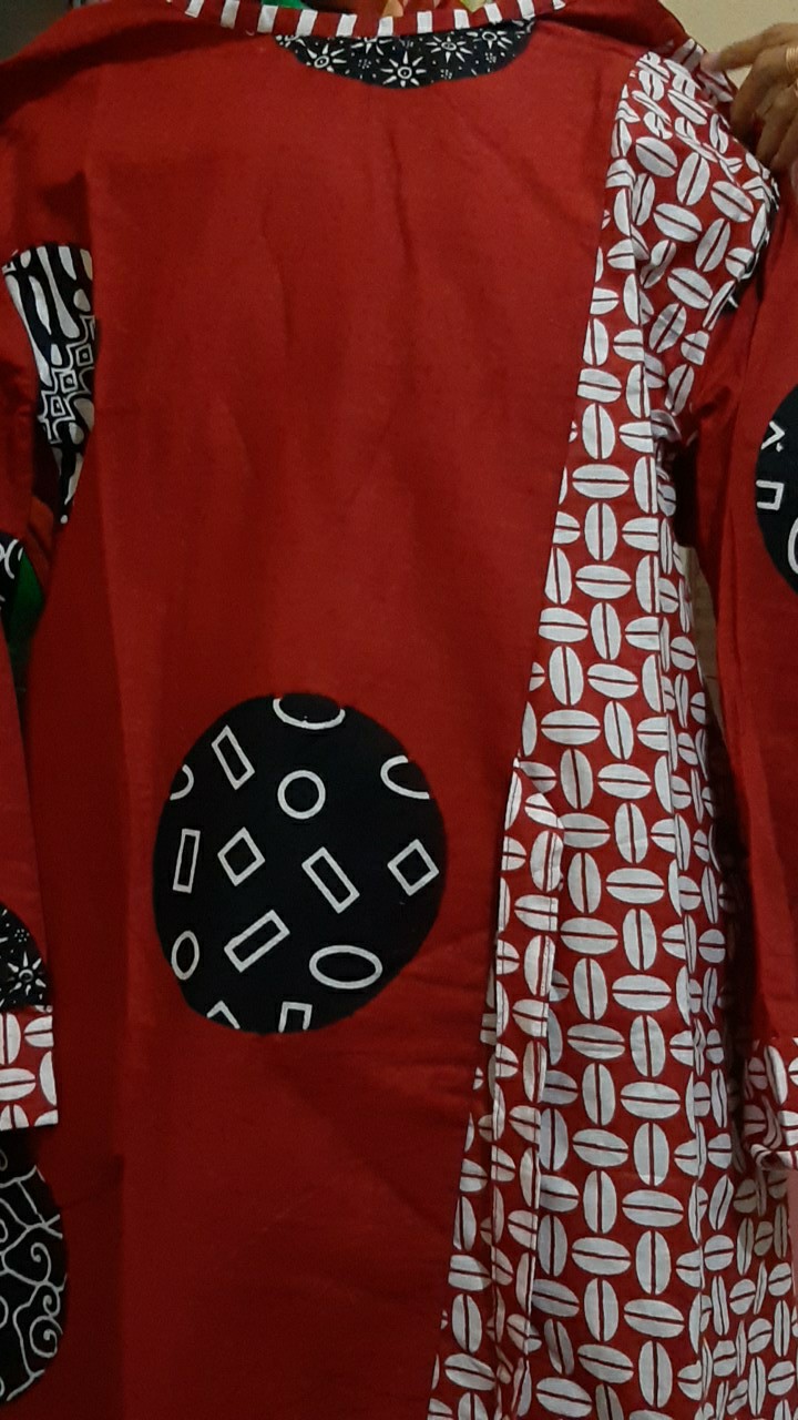 Terlaris Serut Genes Jelita Tunic Navbor Yelbor Whitbor Creambor Tunik Batik Modern Hrb030 Dolbi Dob