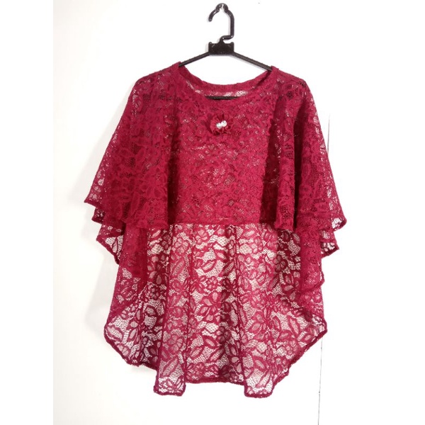 Baju luaran brokat serba guna.over size