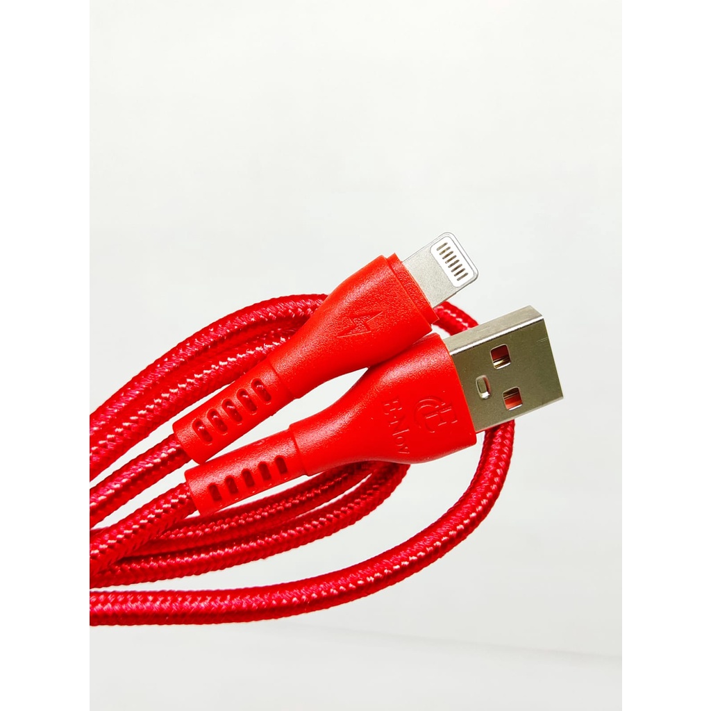 E-Nov EN-01 Data Cable Tali Sepatu Micro USB iPhone Type-C 2.4A 1m Kabel Casan Enov Kabel Charger