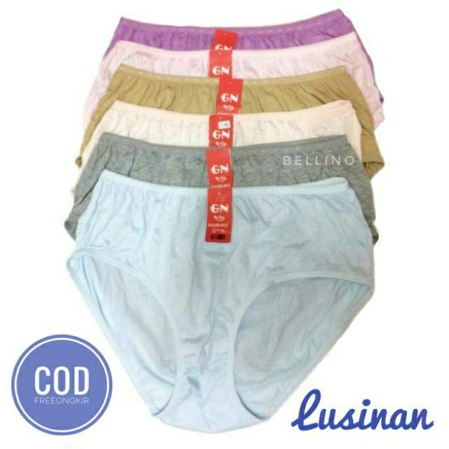 1 Lusin Celana Dalam Wanita Golden Nick Jumbo Size L XL XXL/3L / Cd Cewek Jumbo Lusinan