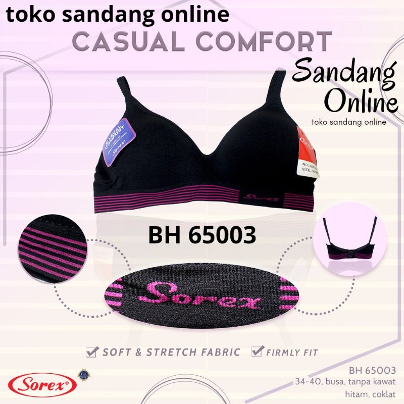 Sport bra sorex 65003 tidak pakai kawat sorex berkualitas