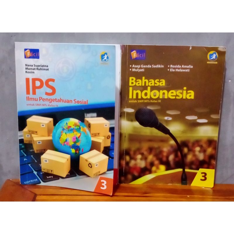 Buku Paket Kelas 9 SMP/MTs K13 revisi Facil