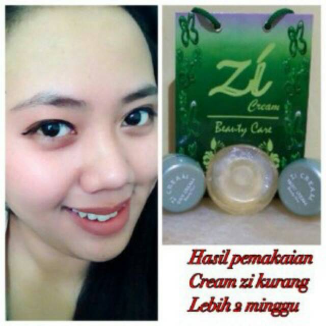 Paket zi cream whitening beauty old pack