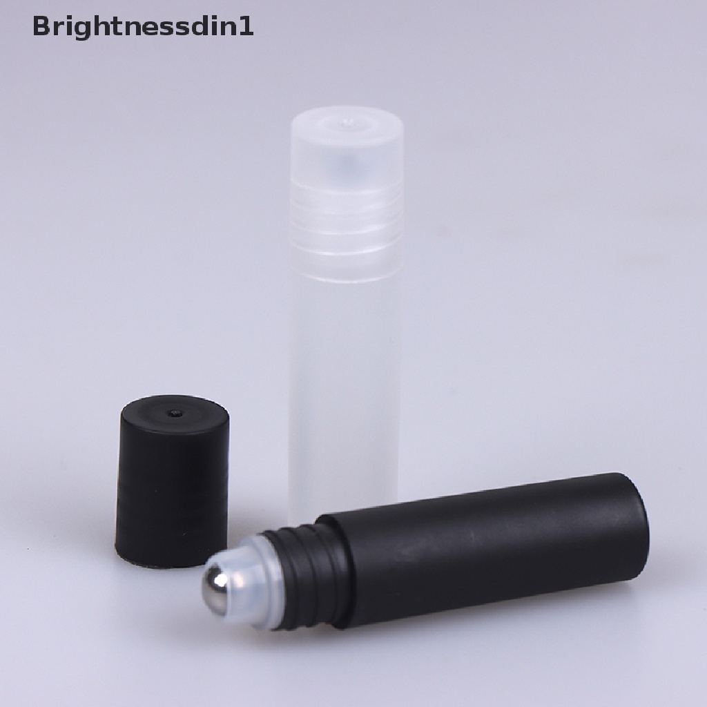 Botol Kosong Model Roll on Bahan Plastik Stainless Steel Ukuran 5ml 1 In 1