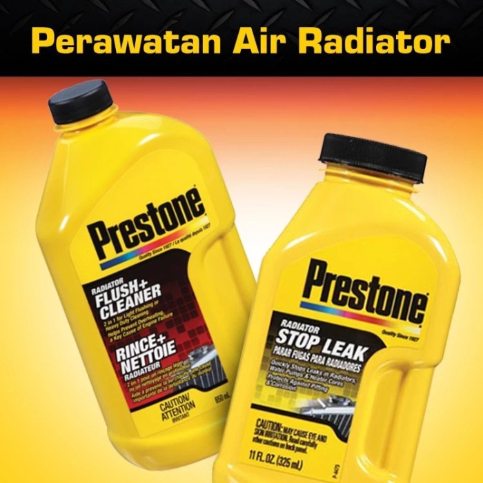 Prestone Total Cooling System Cleaner Radiator Flush 650 ml Pembersih Karat Kerak