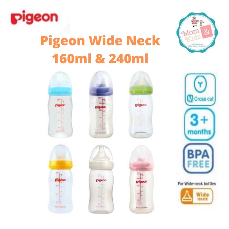 Botol Susu Pigeon Wide Neck 240 ml / 160 ml