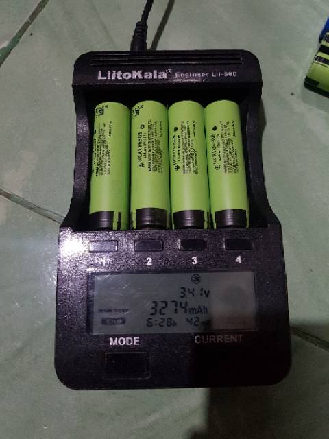 Baterai Panasonic NCR18650 copotan laptop kapasitas real 3000++ mAh