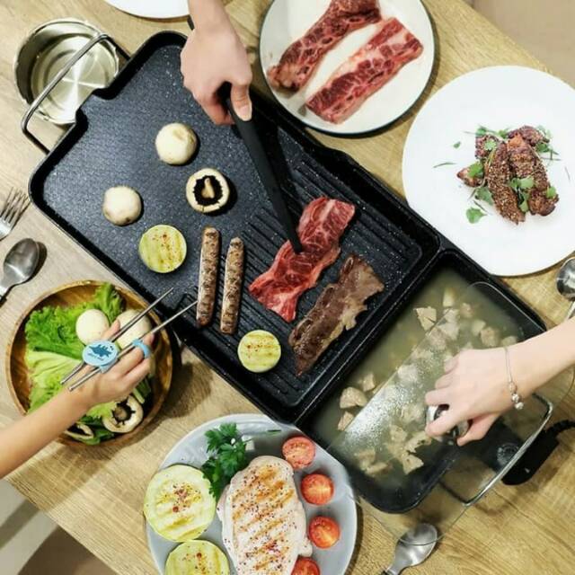 IDEALIFE ELECTRIC GRILL PANGGANGAN LISTRIK 1500 WATT IL117
