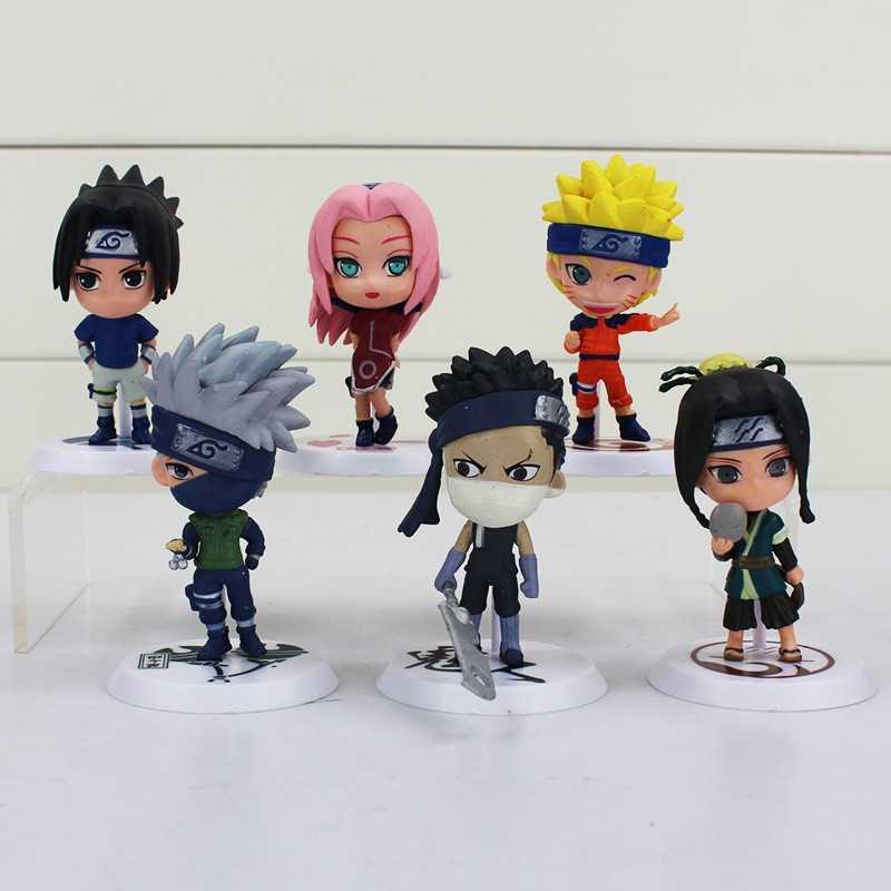 Action Figure Naruto 6 PCS