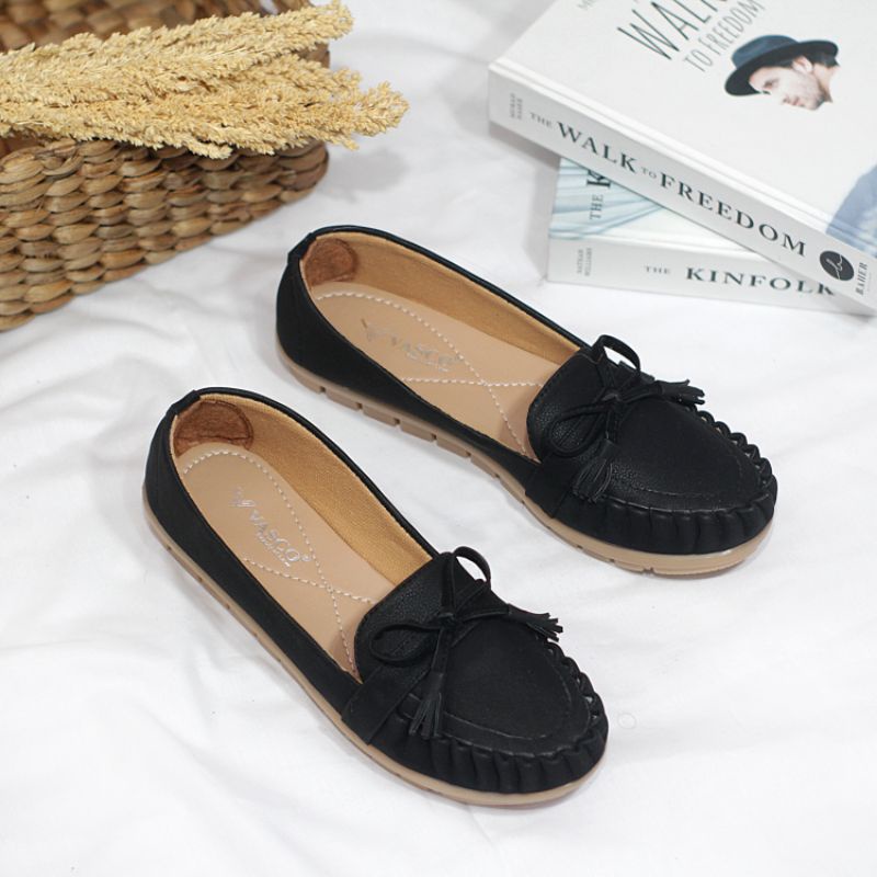 Mym2m Yolanda Sepatu Flat Wanita Balet Flatshoes Sol karet