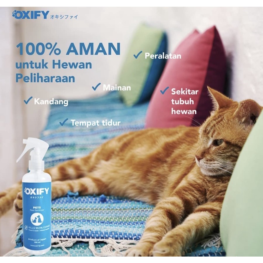 OXIFY Pets Deo Sanitizer Disinfectant Japan 5L Water Based