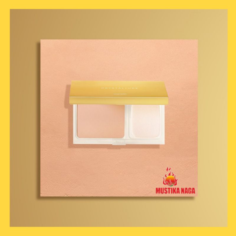 Wardah Crystallure Precious Luminizing Silk Powder Foundation 12g - Bedak