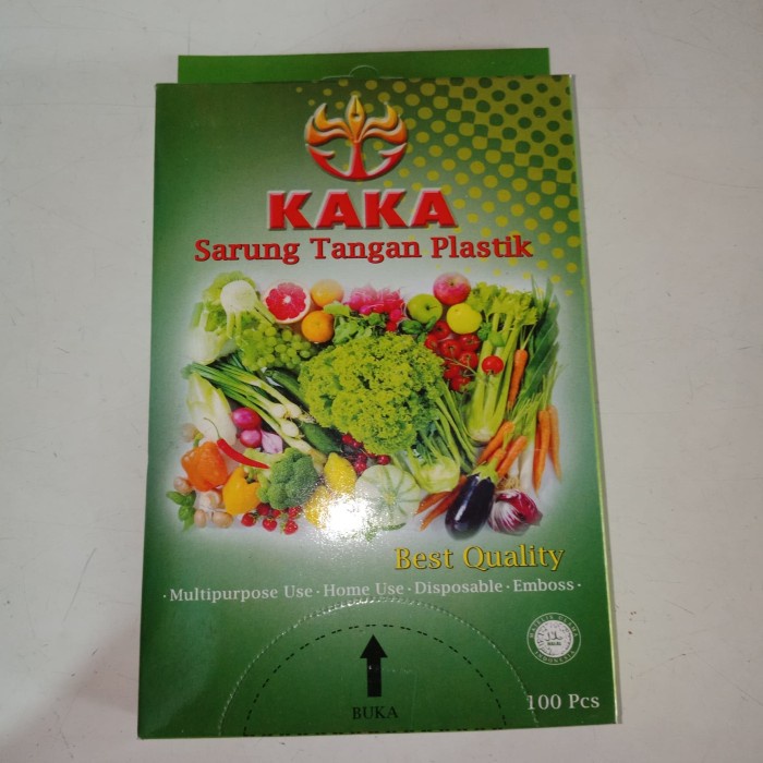 

Sarung Tangan Plastik Kaka 100 pcs