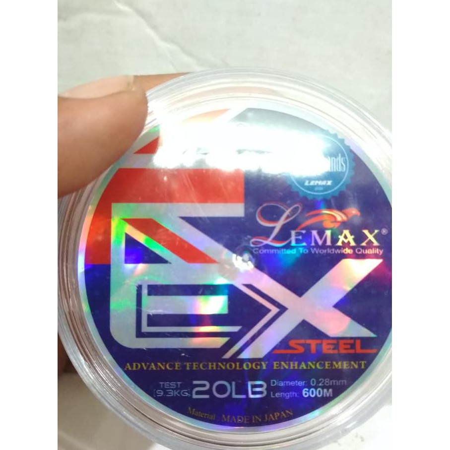 Senar Pancing Lemax Steel Terlaris Ulet Tipis Anti Kusut 20Lb
