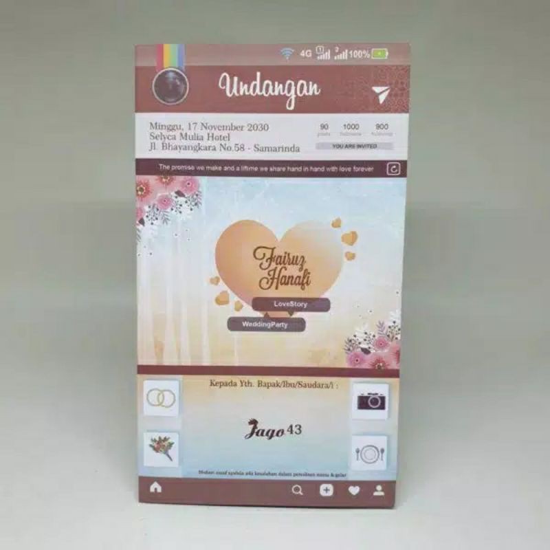 undangan unik dan blangko undangan murah