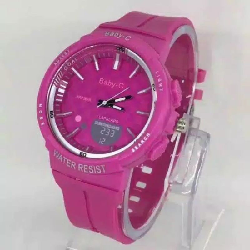 Terima Cod)Jam Tangan Wanita Baby-c Strap Rubber