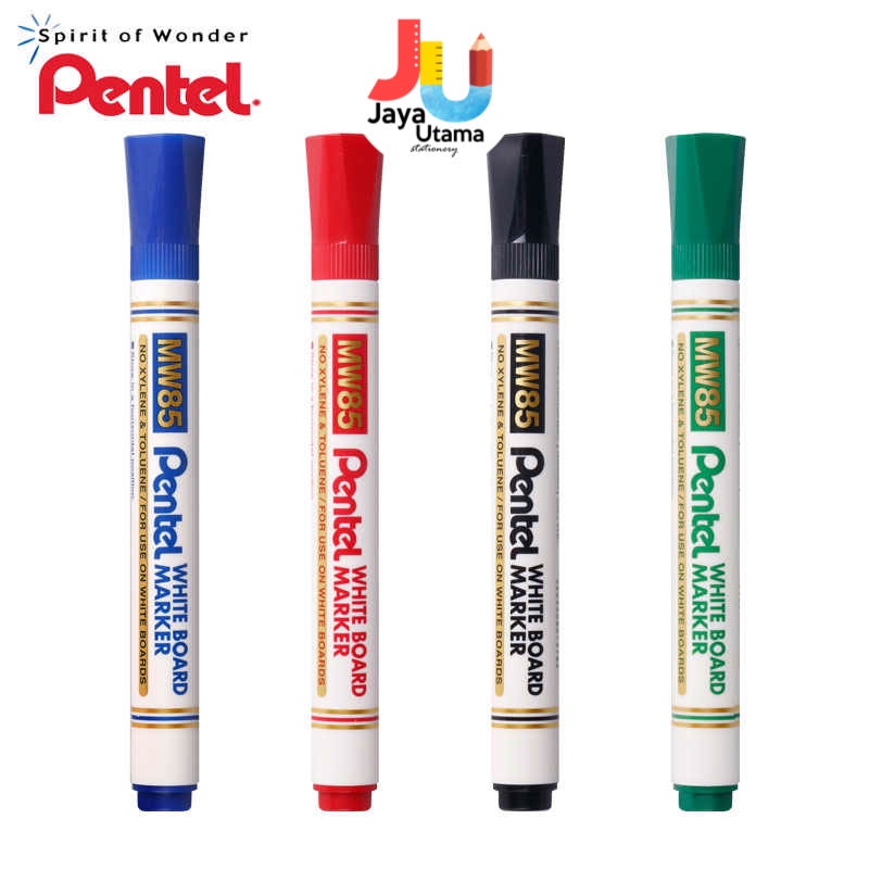 

Spidol Papan Tulis Putih / Whiteboard Marker Pentel MW-45