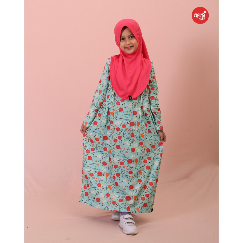 Gamis Pattern Afrakids GA012 Tosca Flower