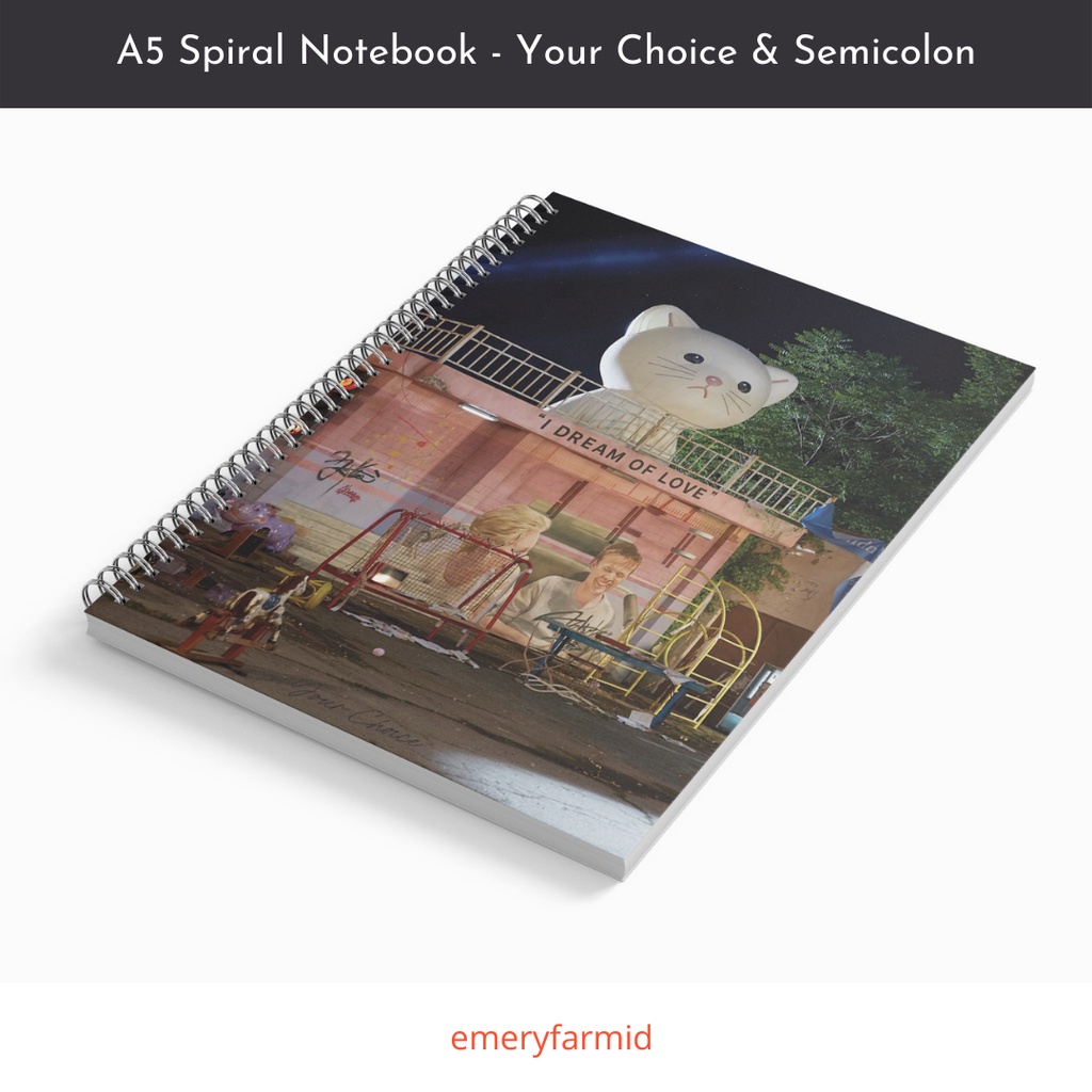 [part 2] Notebook Spiral A5 - Seventeen Your Choice &amp; Semicolon wallpaper [PO]