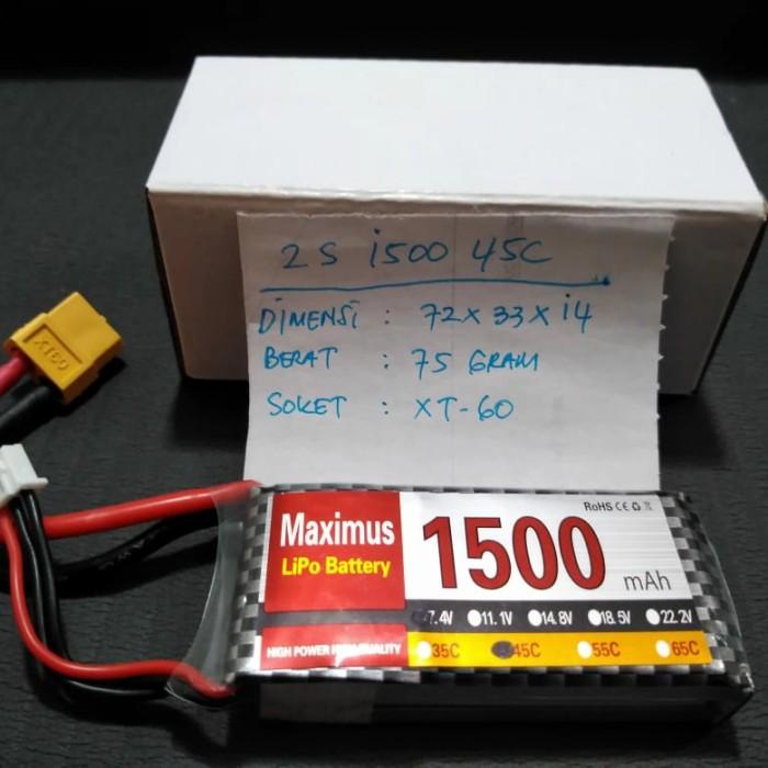 Part Rc | Battery Lipo 2S 1500Mah 45C