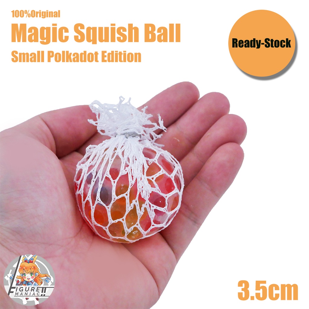 Mainan Anak - Magic Squishy Ball Small Polkadot Edition 3.5 Cm