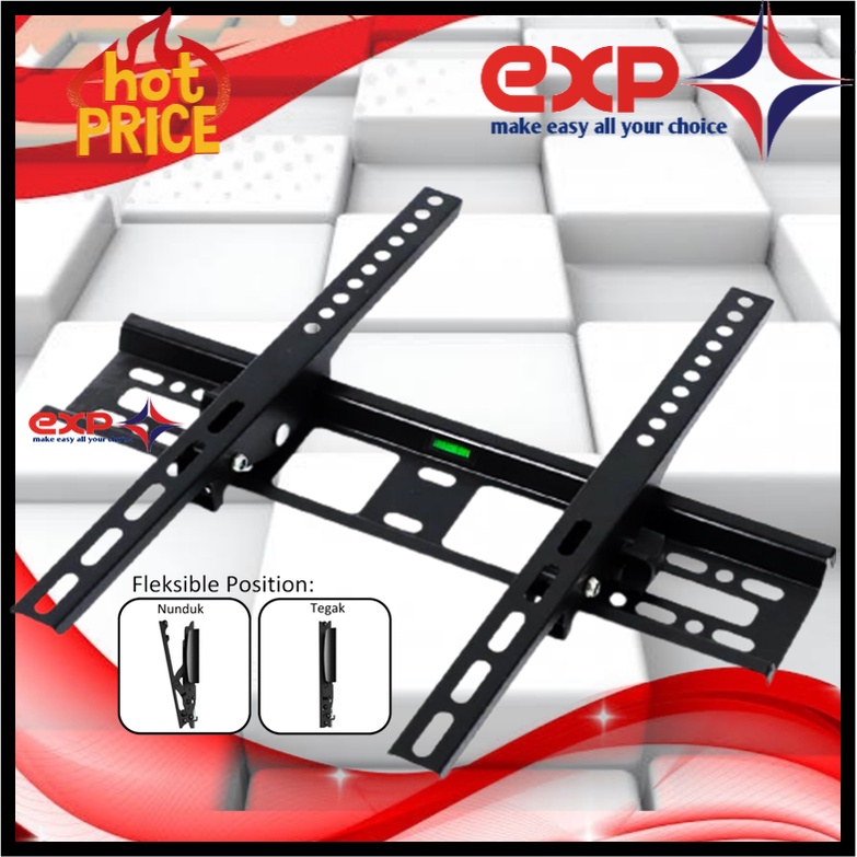 Garansi COCOK!! Bracket TV PANASONIK 42&quot; s/d 55&quot; Waterpas adjustable position