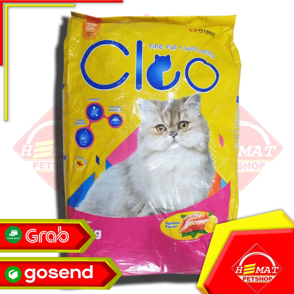 [GOSEND] Makanan Kucing Dewasa Cleo Salmon 7kg - Dry Food Cleo Salmon 7 Kg