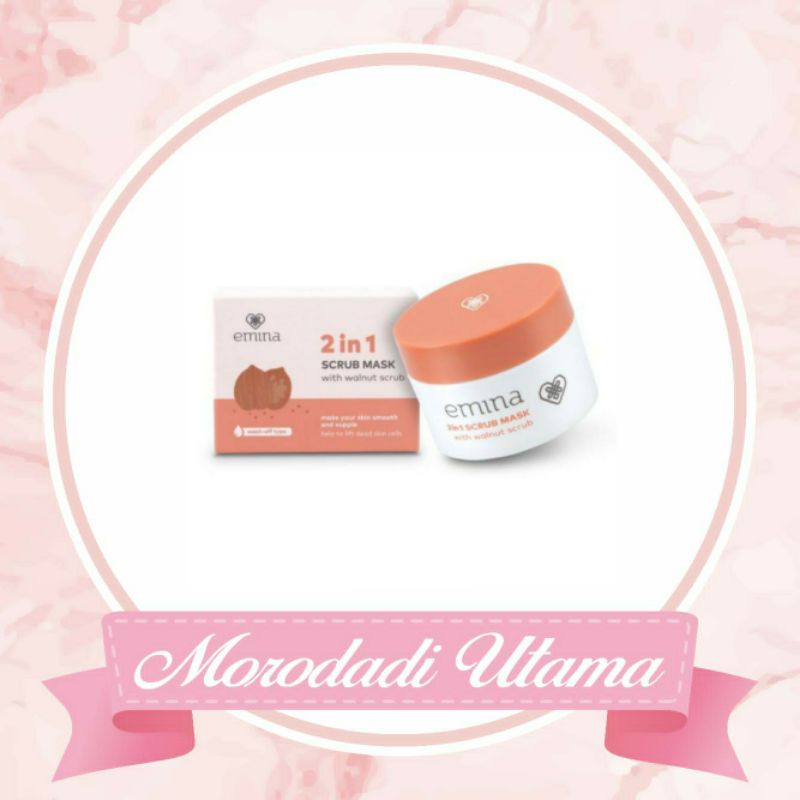 EMINA 2 IN 1 SCRUB MASK