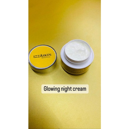 Glowing night cream izzaskin