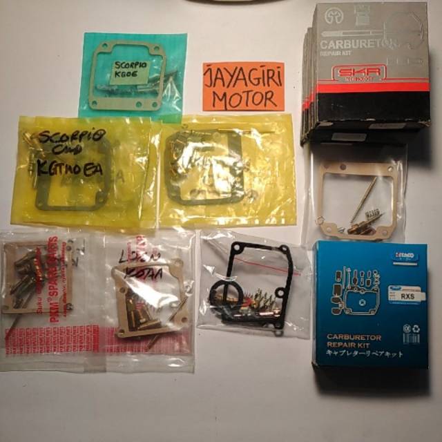 Carburator Repair Kit Yamaha Scorpio RXS L2SN Karburator Carbu Karbu L2S L2 Super Jarum Skep Spuyer