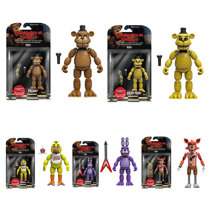 Funko Five Nights At Freddy’s FNAF Golden Freddy Foxy The Pirate Articulated Action Figure