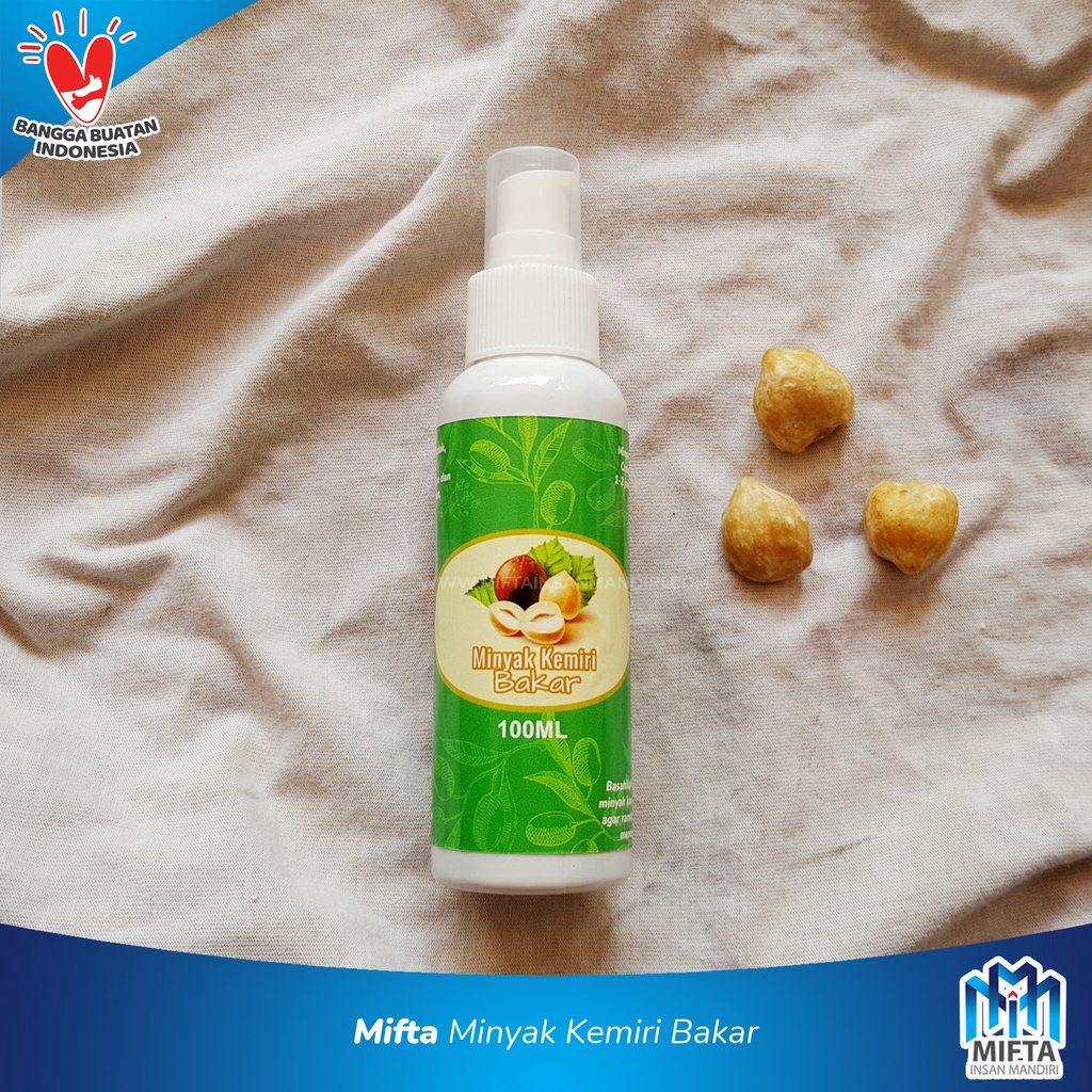 MINYAK KEMIRI BAKAR ASLI 100ML / MIFTA MINYAK KEMIRI ASLI / KEMIRI