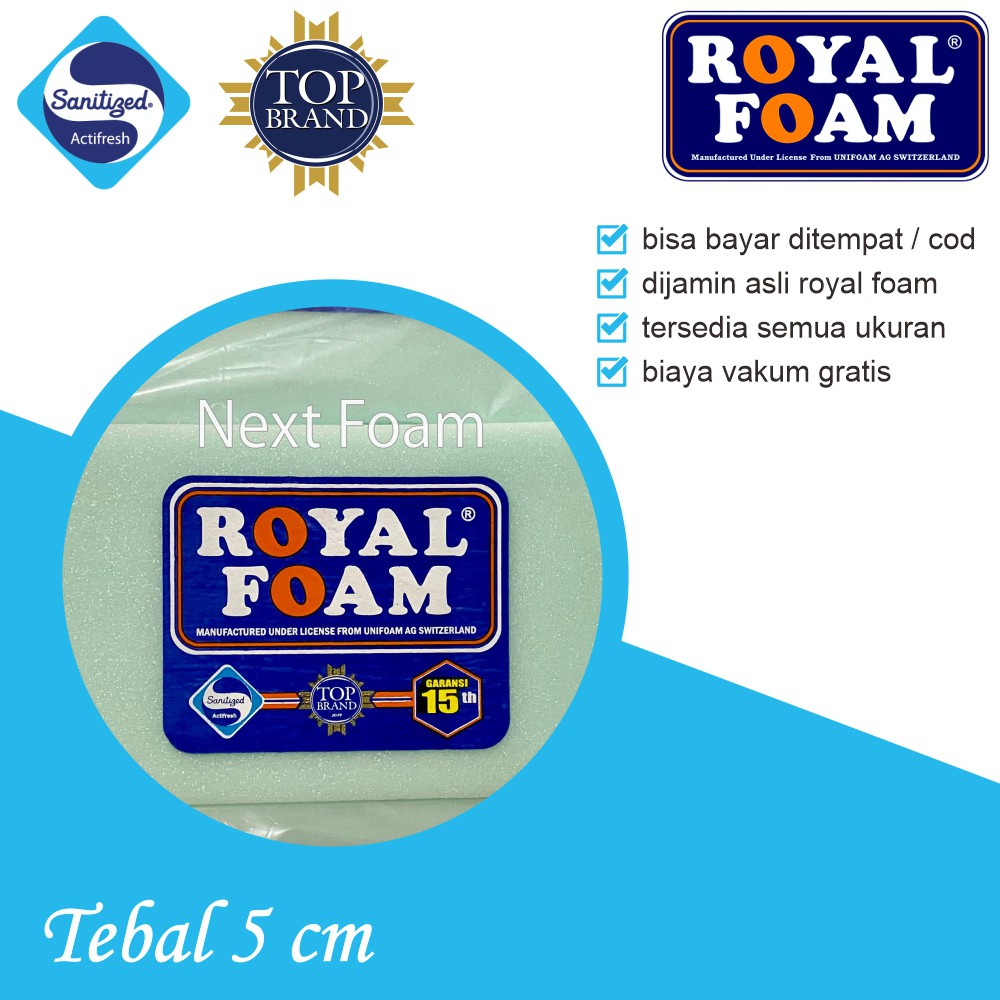 [Hanya Busa] Kasur Busa Royal Foam D23 Semua Ukuran Tebal 5cm Original