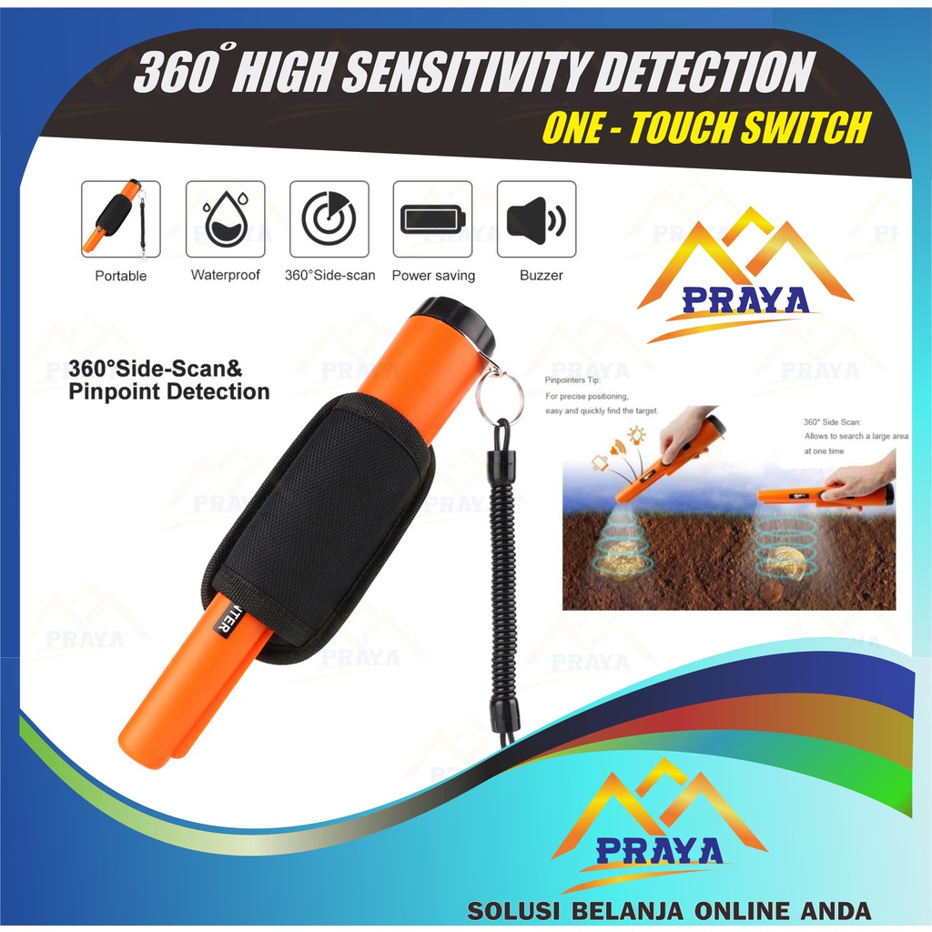 GP Pointer S Metal Detektor / Alat Deteksi Logam Metal Emas Perak BUKAN GARRET PRO POINTER