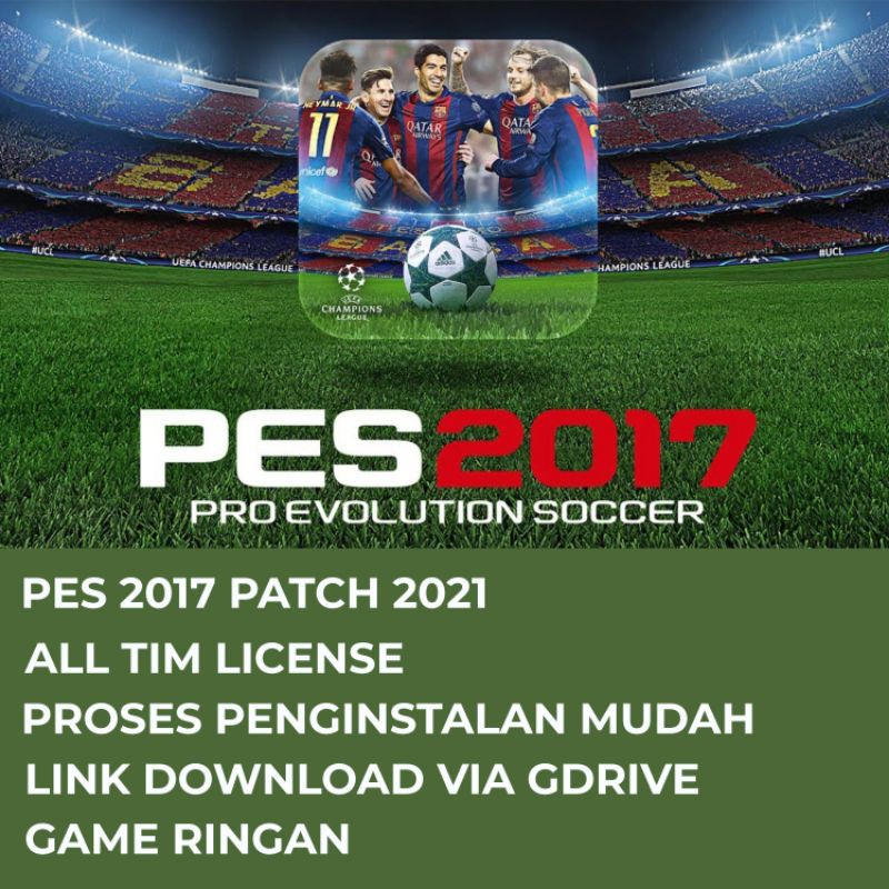 PES 2017 UPDATE PATCH 2021 GAMES PC TERBARU