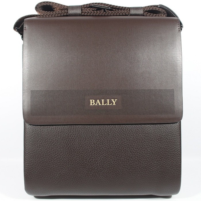 TAS SELEMPANG PRIA KANTOR IMPORT SUPER PREMIUM - BALLY 172P COFFEE
