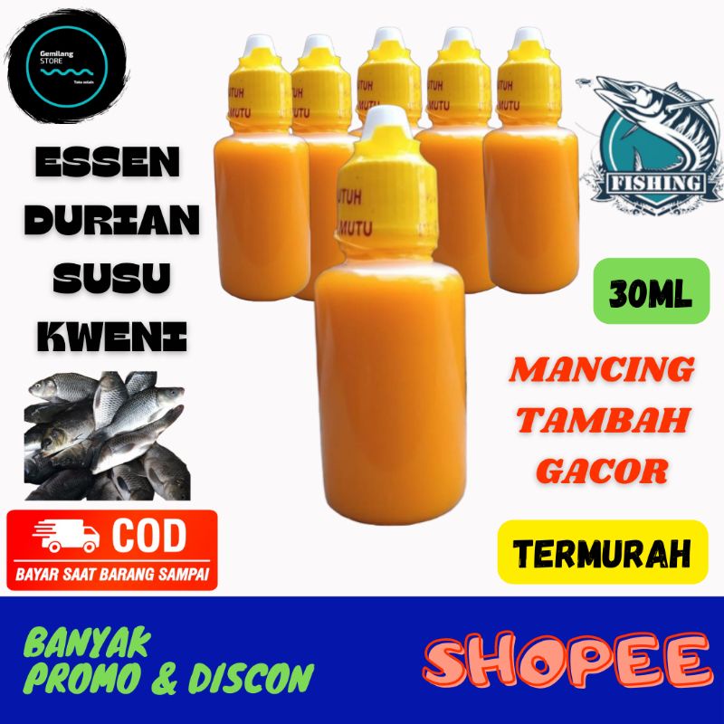 (Termurah) Esen durian susu kaweni / essen duiran susu kweni / essen ikan mas