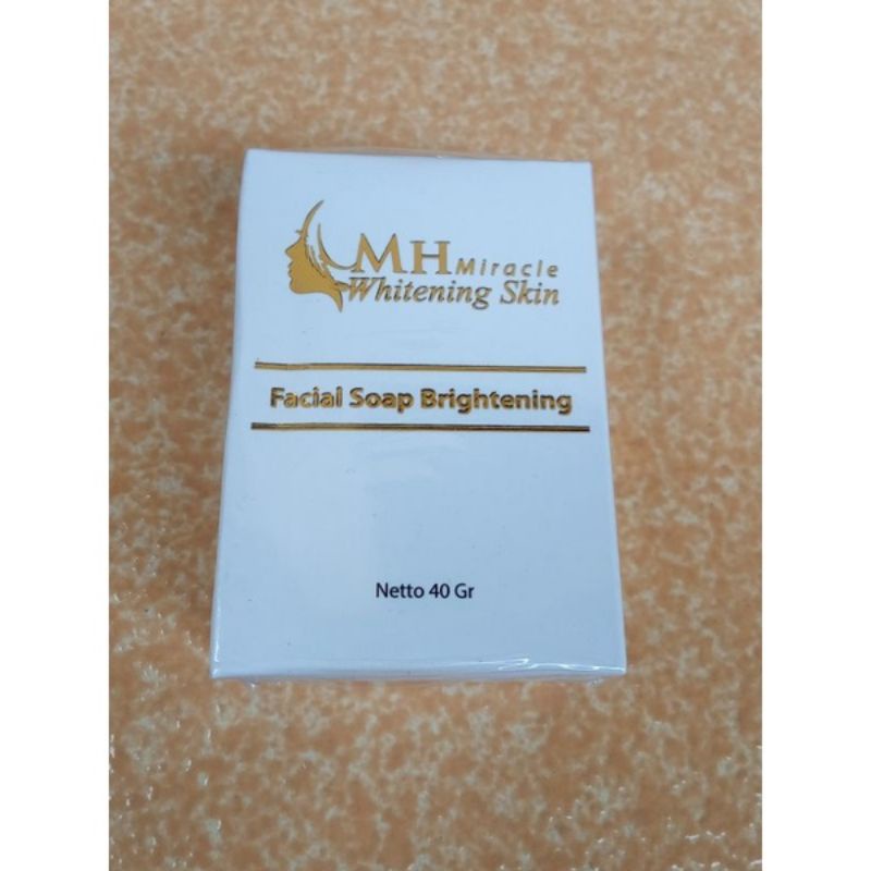 Facial soap brightening MH / sabun MH / MH miracle whitening skin / agen MH surabaya