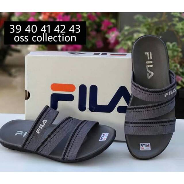 Sandal slop fila cowok
