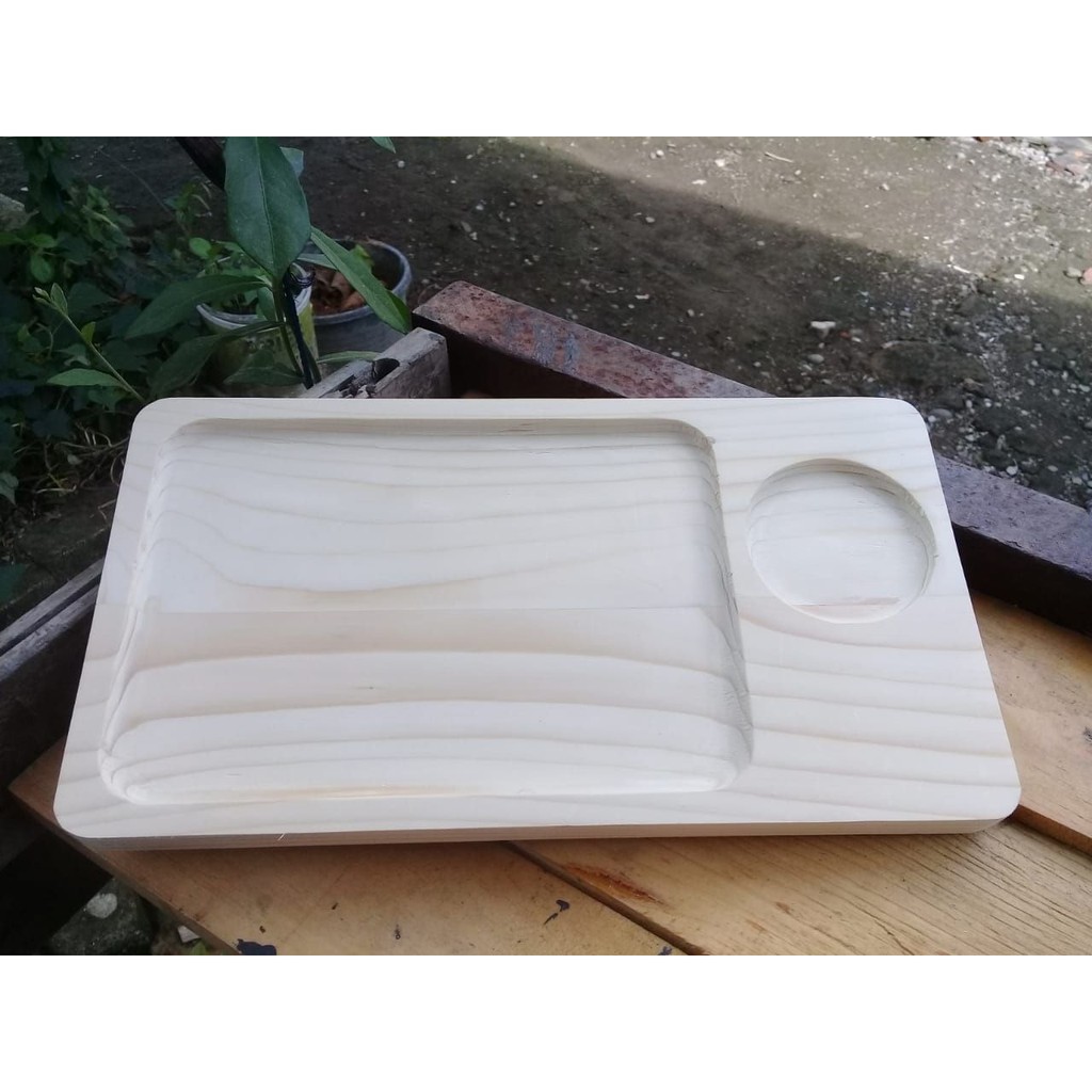 Jual Wooden Tray Nampan Kayu Jati Belanda X Cm Coaster Tray Ex Pallet Toko Kerajinan Kayu