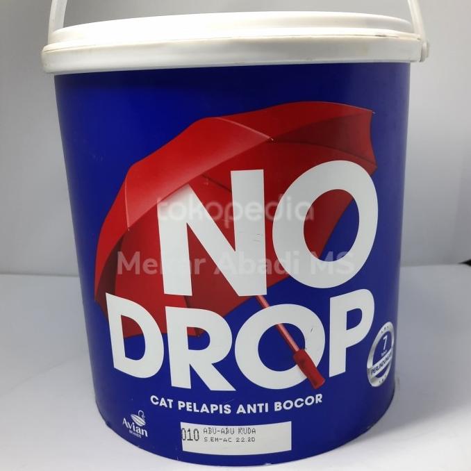 No Drop 010 Abu-abu Muda Galon 4kg & Pail 20kg | No Drop Abu Muda 010