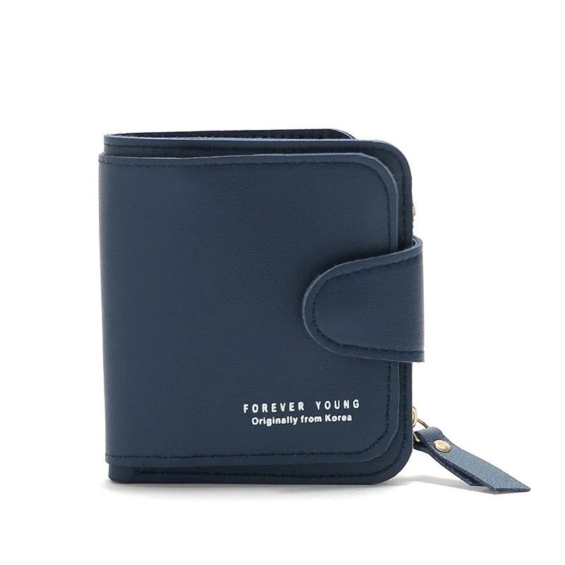 (COD) Women's Wallet Import Dompet Lipat Wanita MALL SHOPPING-#8 NAVY