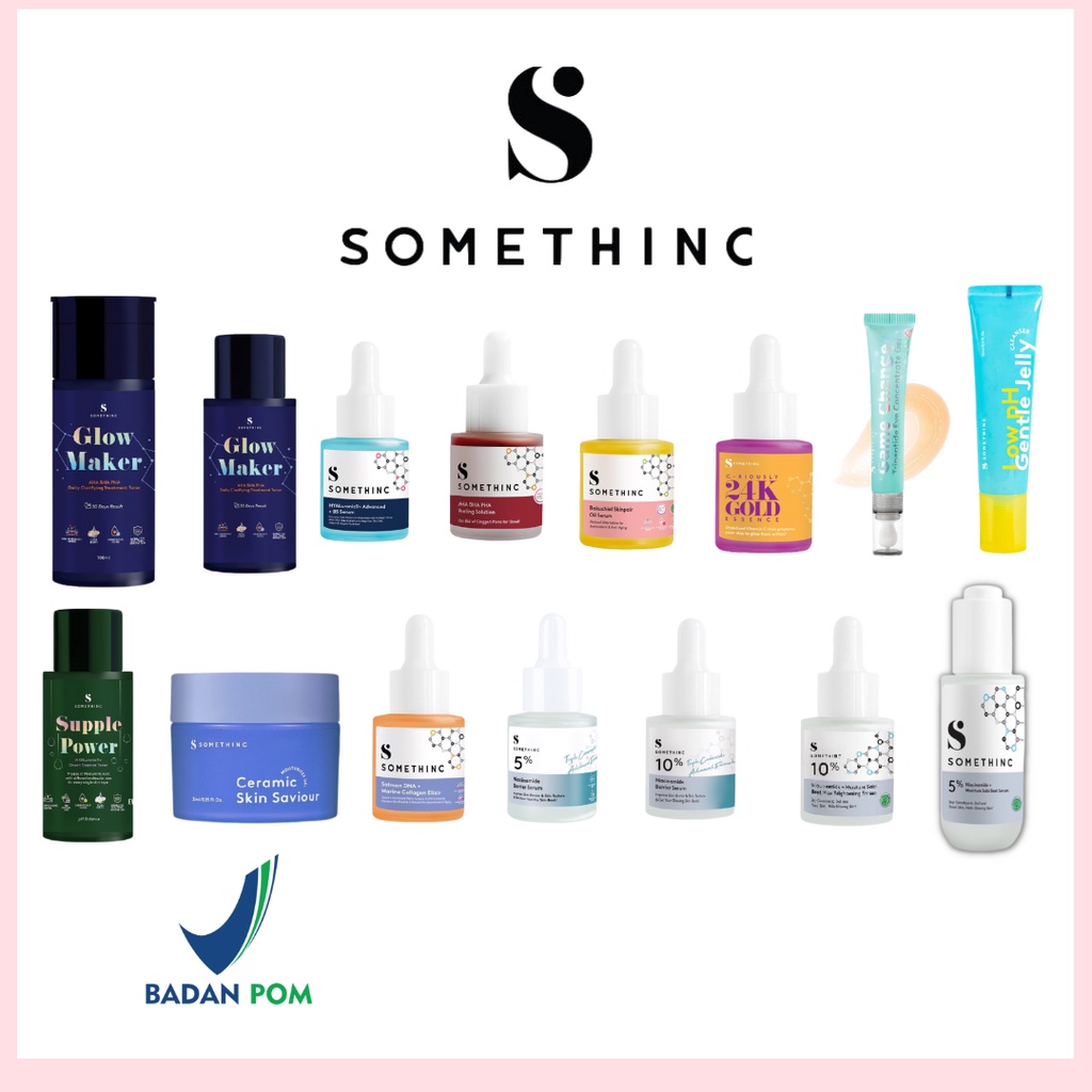 SOMETHINC Niacinamide /AHA BHA / Hyaluronic / Game Changer / Bakuchiol / Salmon Holygrail