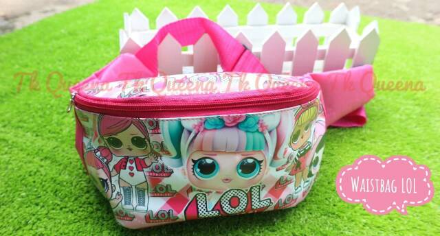 Waistbag anak animasi tas selempang anak berkarakter taa lokal batam harga murah