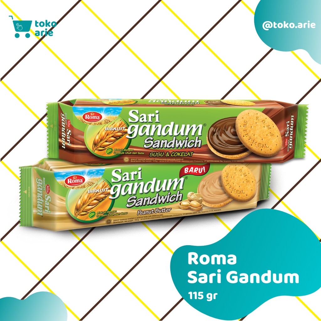 

ROMA SARI GANDUM SANDWICH