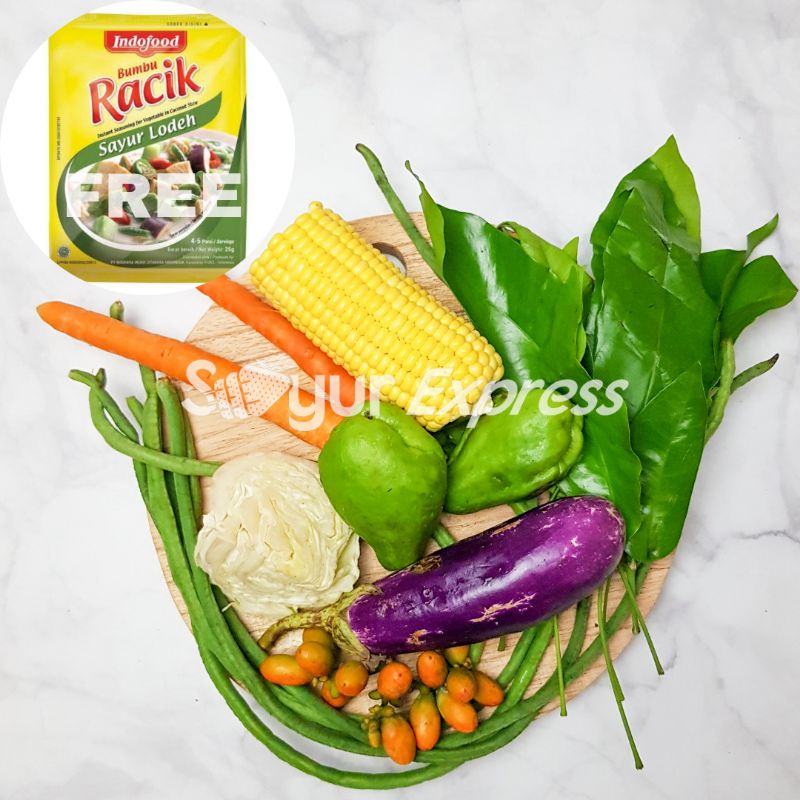 KIRIM INSTAN Paketan Sayur Lodeh 500gr BONUS Racik Sayur Lodeh dan Santan