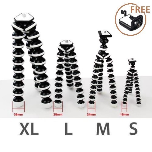 FG GORILAPOD SIZE SMALL / MEDIUM /  LARGE / XL FLEXIBLE TRIPOD GORILA / GORILLA + U HOLDER TRIPOD HP