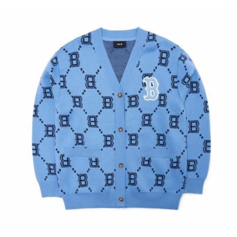Cardigan MLB* B edition | Cardigan Knit Boston* | Outer Rajut