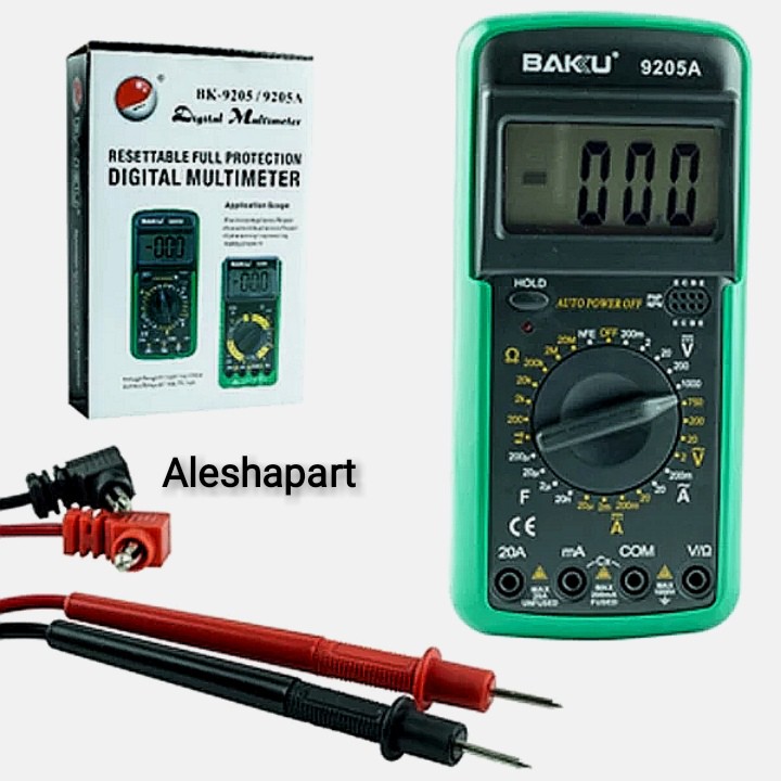 Multitester Digital/Multimeter Digital/Avometer Digital BAKU BK-9205A