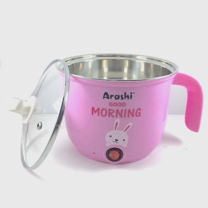 Arashi Mug Electric 1.7L - Kompor Listrik, Masak Mie, Telor, Bakso, Air Panas Dll Random